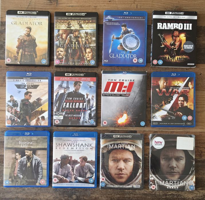 Филми Blu Ray и 4к