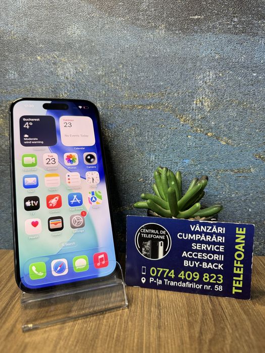 Iphone 15/128Gb/Garantie 2Ani Centrul de Telefoane/Rate