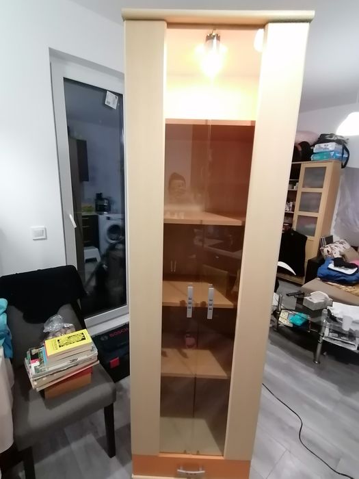 Шкаф/Библиотека/Секция с осветление