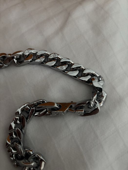 Lanț Louis Vuitton Monogram Chain Links Necklace – Argintiu