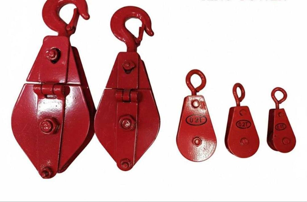 Монтажный блок с крюком грузоподъёмность 100, 200, 300, 400, 500кг