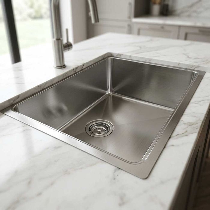 Nerjaveyka Мойка для кухни 2 талик (двойная) нержавейка Sergeli