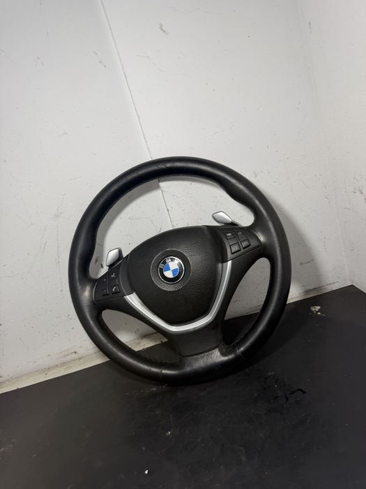 Volan BMW X5 E70 cu padele Volan BMW X6 E71 padele