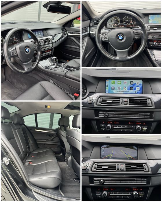 Bmw 525D 2L Bi-turbo M-Pack 218CP Automat 2012 HUD l CarPlay l Trapa l LED l Cam l