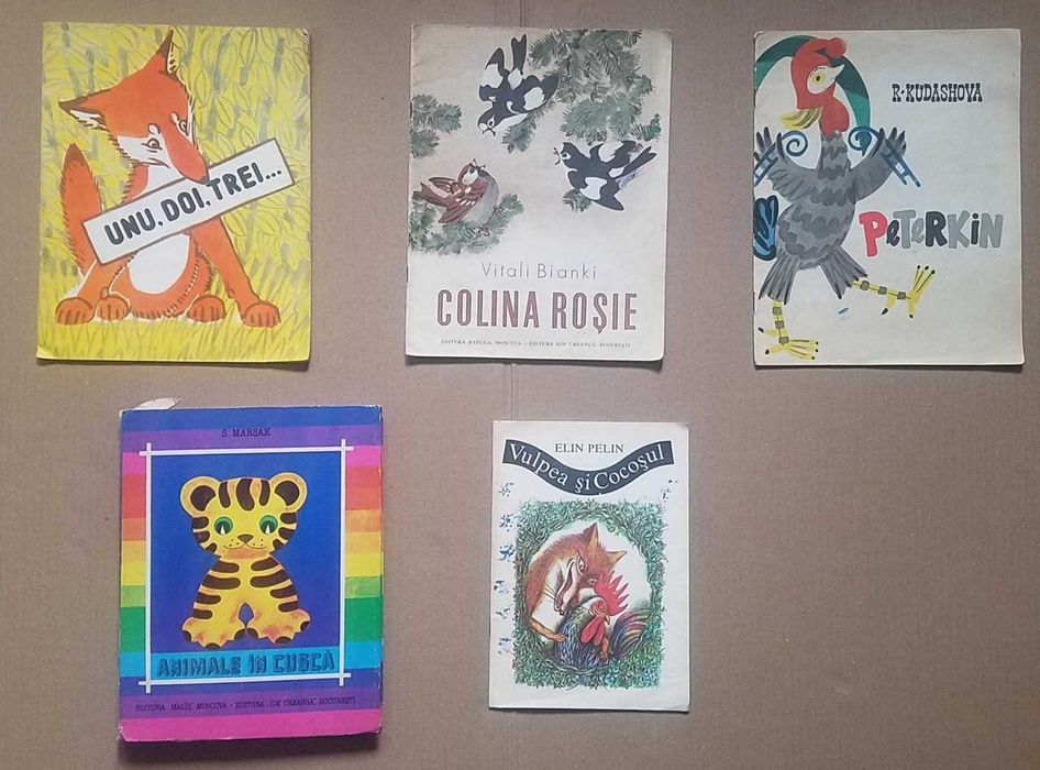 Carti vechi pentru copii. Ilustratii minunate