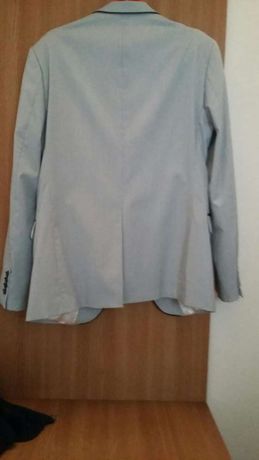 Vand sacou culoare bleu deschis marimea 48