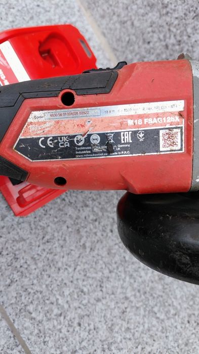 Milwaukee M18 FSAG125X Ъглошлайф