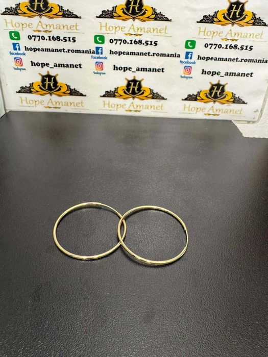 Hope Amanet P3 Cercei Din AUR / 14K /3.18 GR