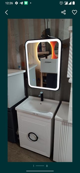 Зеркало с подсветкой зеркала айна