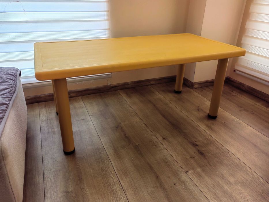Модулна маса жълта за деца