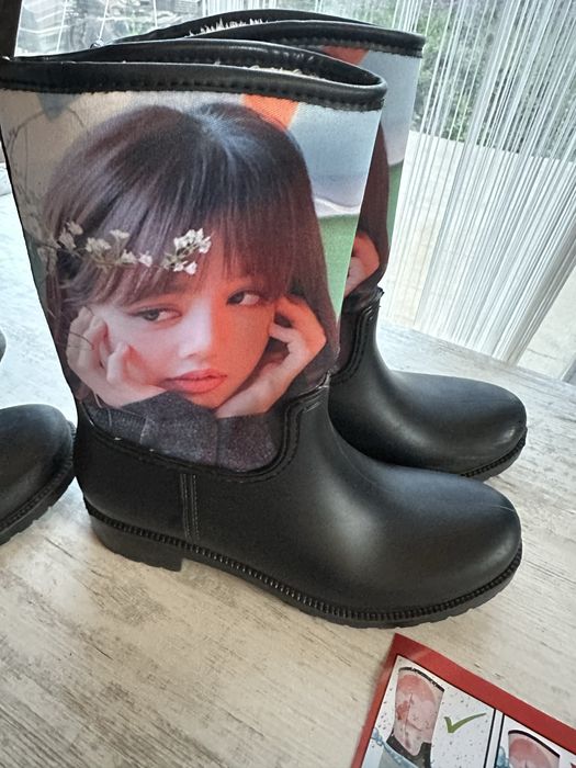 Гумени ботуши Black Pink