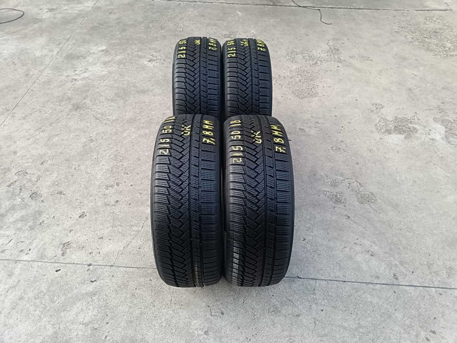 Set 4 anvelope iarna 215 50 18 Continental WinterContact TS850P 7,8 mm