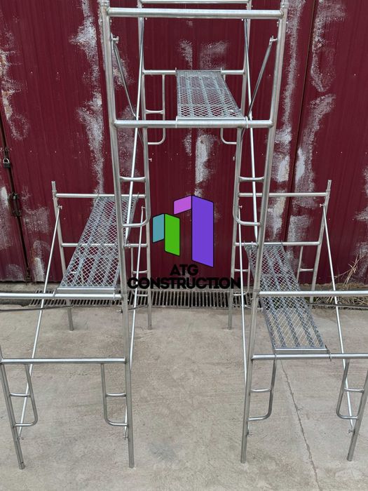 Леса строительные антикоррозийные, с настилом в комплекте, долговечные