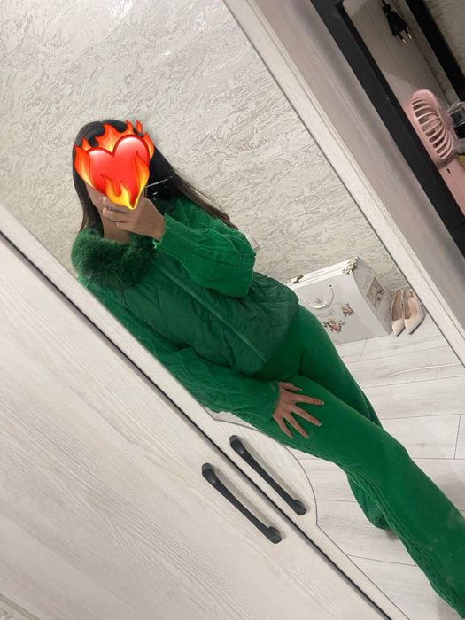 Двойка очень теплая вязанная