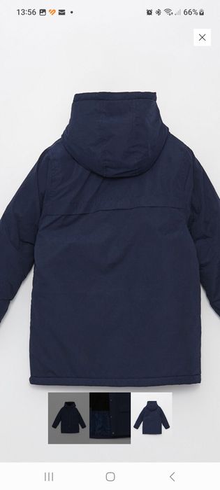 Geaca baieti bleumarin marime 170