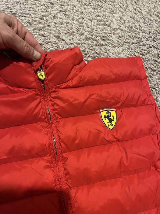 Ferrari Scuderia Down Vest-оригинален пухен елек/грейка