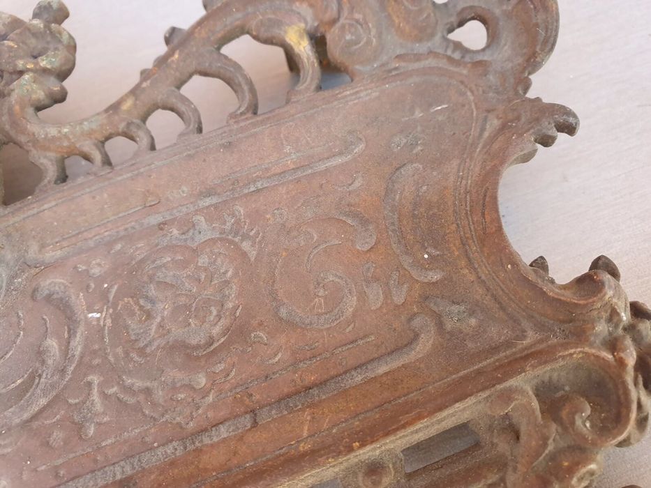 френска барокова мастилница от месинг