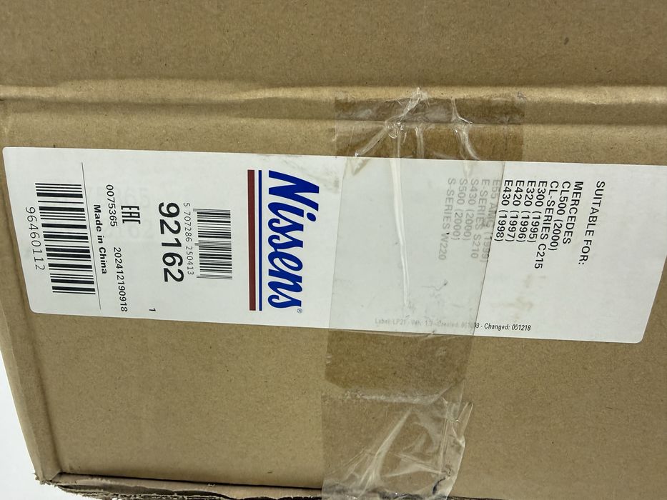Испаритель кондиционера Nissens w210 restyling