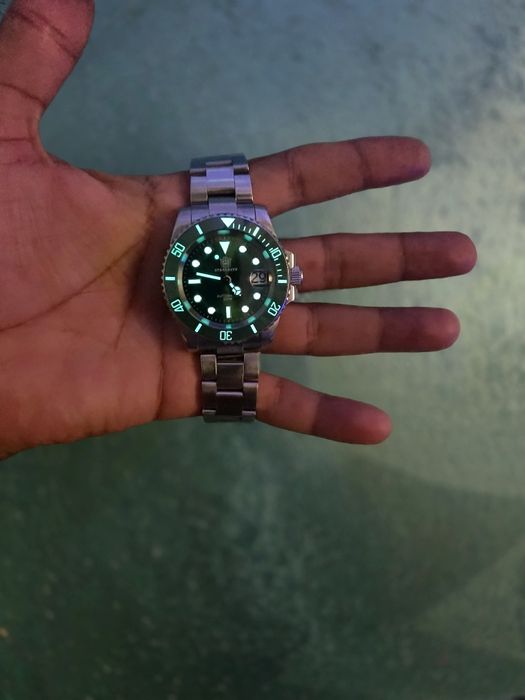 SteelDive orginal watch japan NH35A movement. Steklo-saffer crystal.