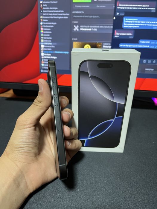 Продам свой iPhone 16 Pro в идеальном состоянии, 256гб 92%