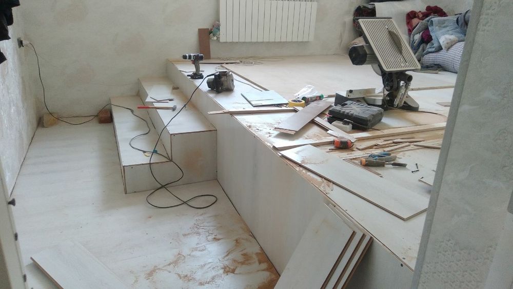 Плотник Пол Патолок Дуродгор Гипсакартон Пластик Декор Ламинат Стелаж