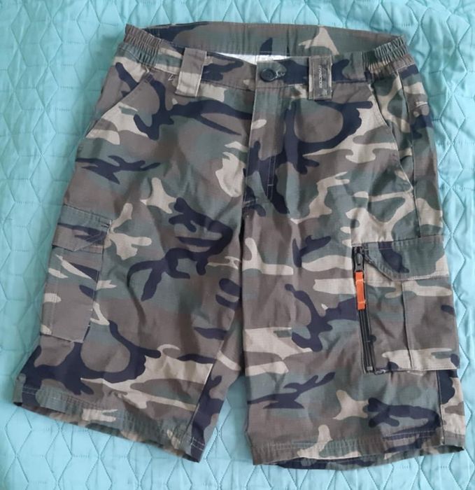 Камуфлаж къс  карго панталон Decatthlon