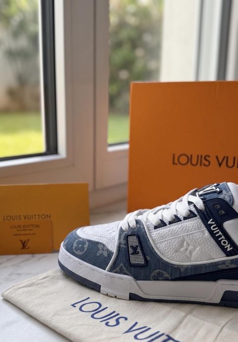 Adidasi LV Trainer Blue Jeans - Full Box