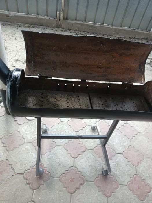 Продаем мангал 2в1 мобильный