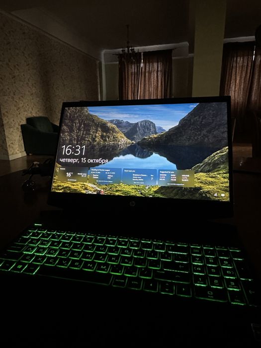 Продам ноутбук hp pavilion gaming 15