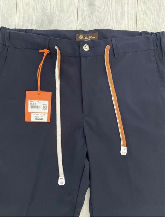 Pantaloni noi Loro Piana | Marimea 33 | Bleumarin