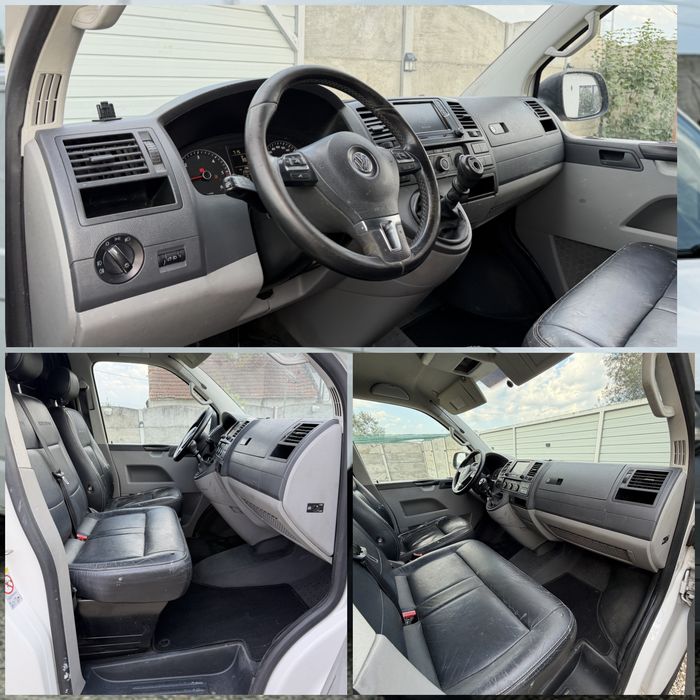 Volkswagen Transporter T5 - Facelift - Lung / Scurt - 3 L + Marfa - 2.0 TDI - Euro 5 - Navigatie - A/C - Senzori parcare -Pilot automat -Computer bord