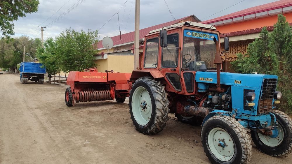 MTZ 80 sotiladi press podborchik bilan