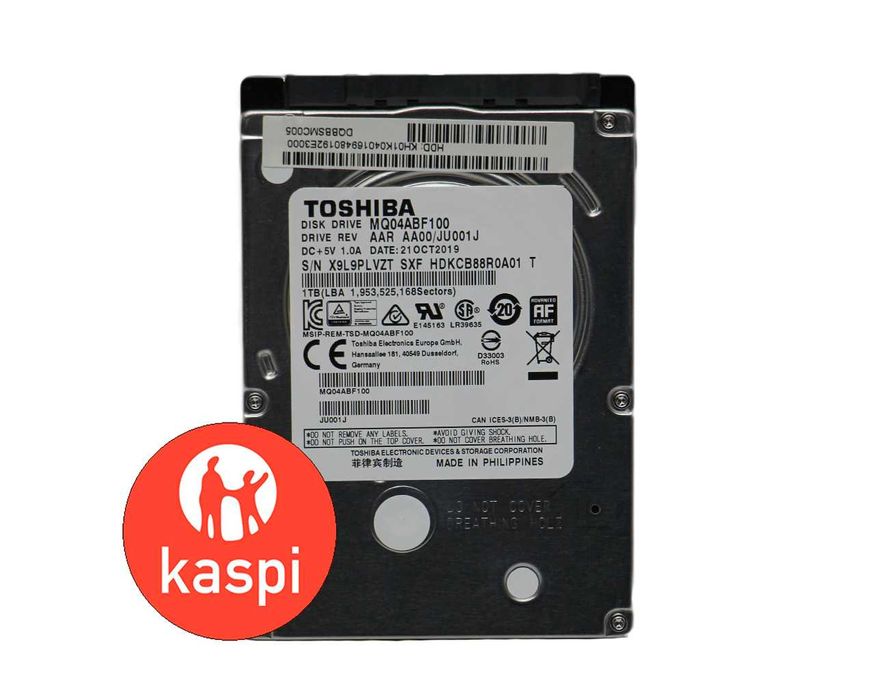 Жесткий диск HDD 1 Tb SATA 2.5 - slim 7mm Toshiba