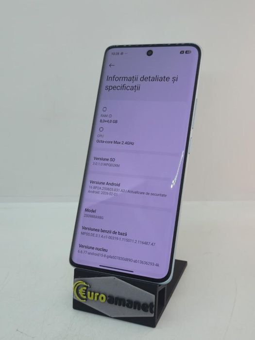 Telefon mobil Xiaomi Redmi Note 15, 8GB RAM, 256GB, 5G, Blue -A-