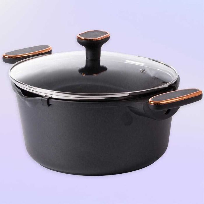 Голяма тенджера с капак 30.5 см подходяща за всички видове котлони