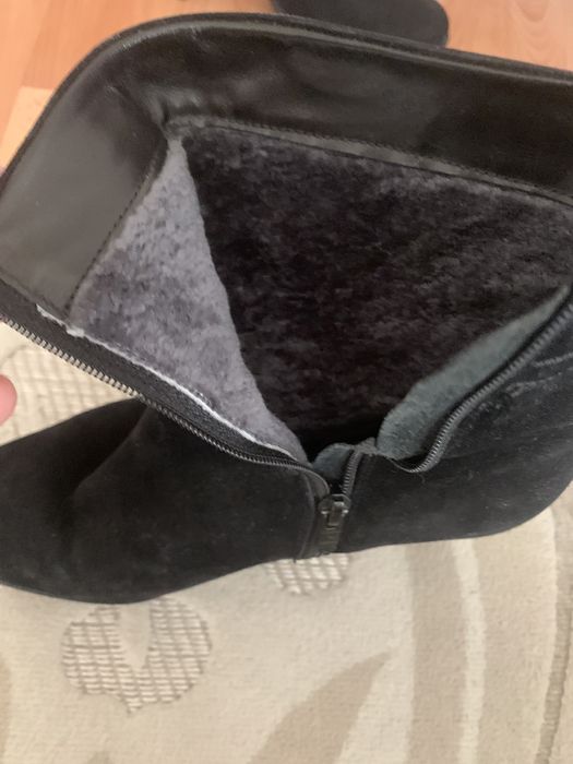 Сапоги зимние PETER KAISER ,  замша  и овчина