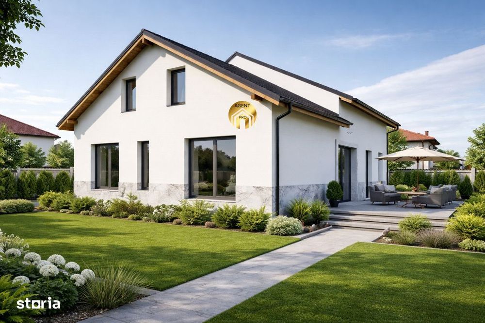 Casa moderna de vanzare – Bragadiru, 430mp Teren (zona Ghidigeni)