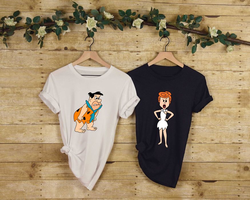 Забавни тениски за двойки, еднакви тениски