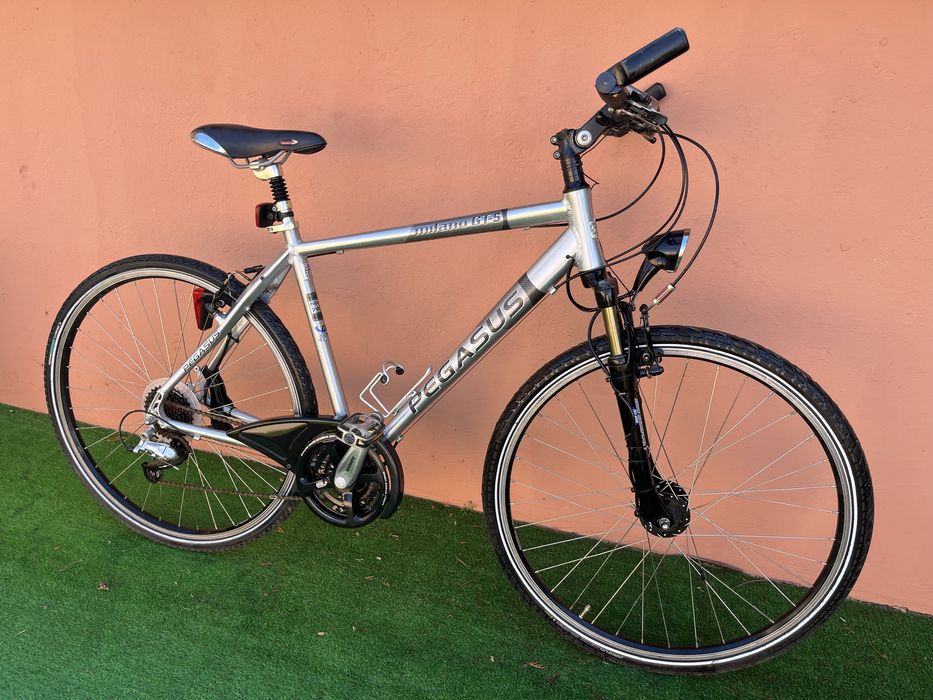 Като Нов Алуминиев Велосипед PEGASUS 28цола 8х3 Внос Германия