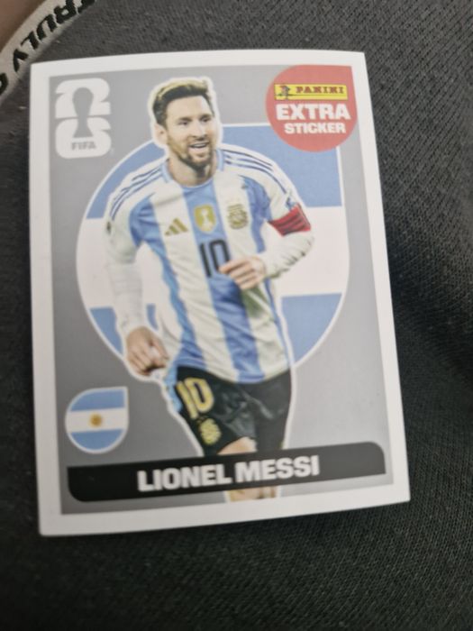 Messi extra sticker silver