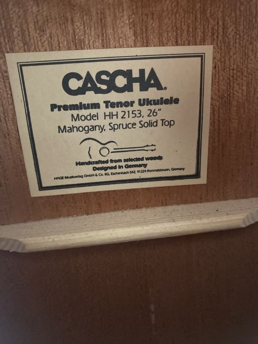 Укулеле Cascha Тенор Премиум HH 2153 HH 2154