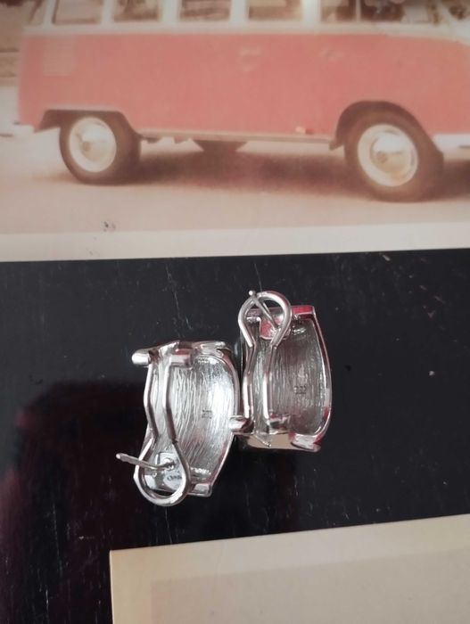 Обеци сребро иемайл