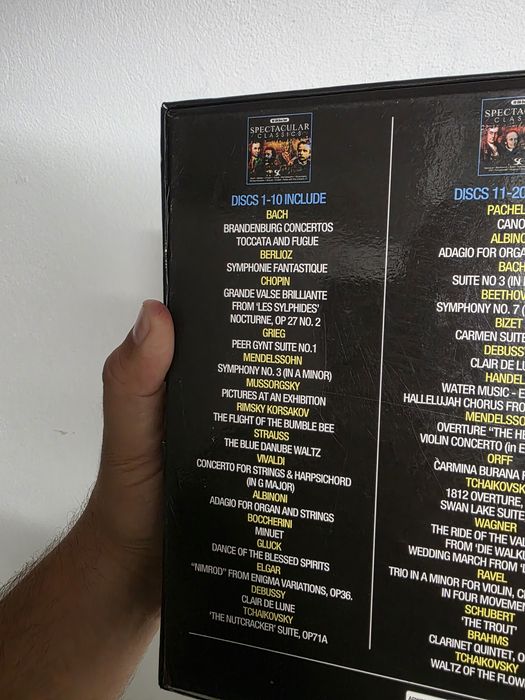 Colectie muzica clasica, simfonica: Spectacular CLASSICS 40 CD Collection, NOUA