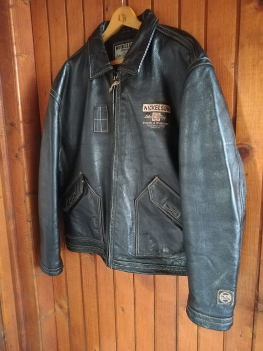 Geaca piele bărbați Nickelson XXL
