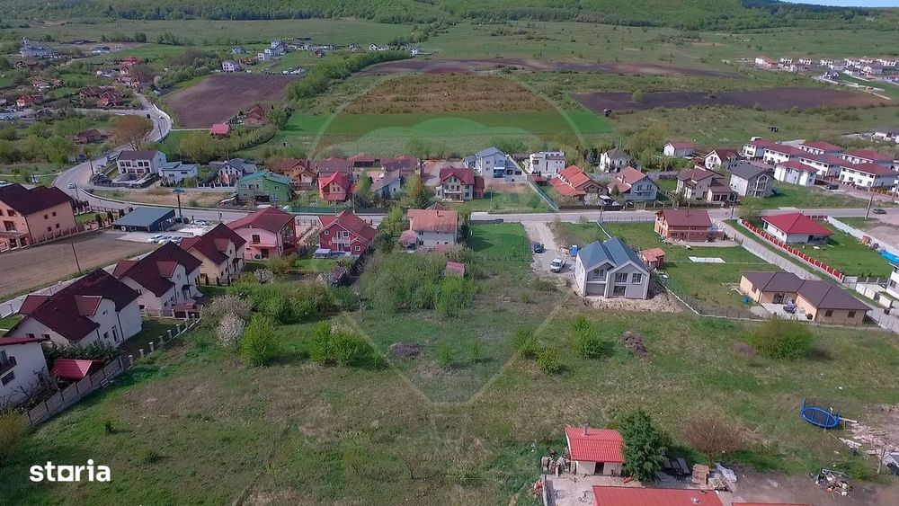 Teren cu autorizatie de constructie la intrare in Chinteni, Comision 0