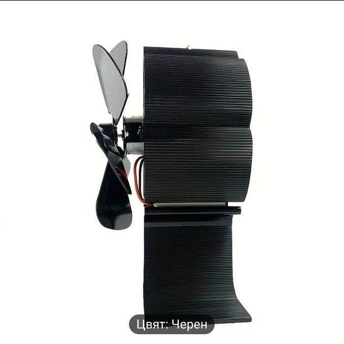 Малък Вентилатор за Камина печка Автономен с термогенератор повишавакп