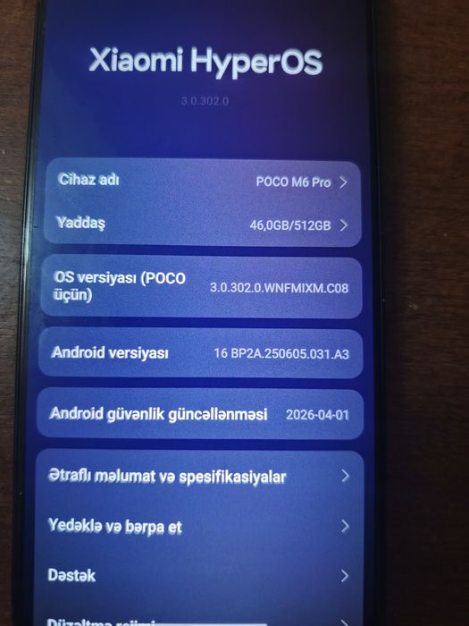 POCO M6 12/512 ye