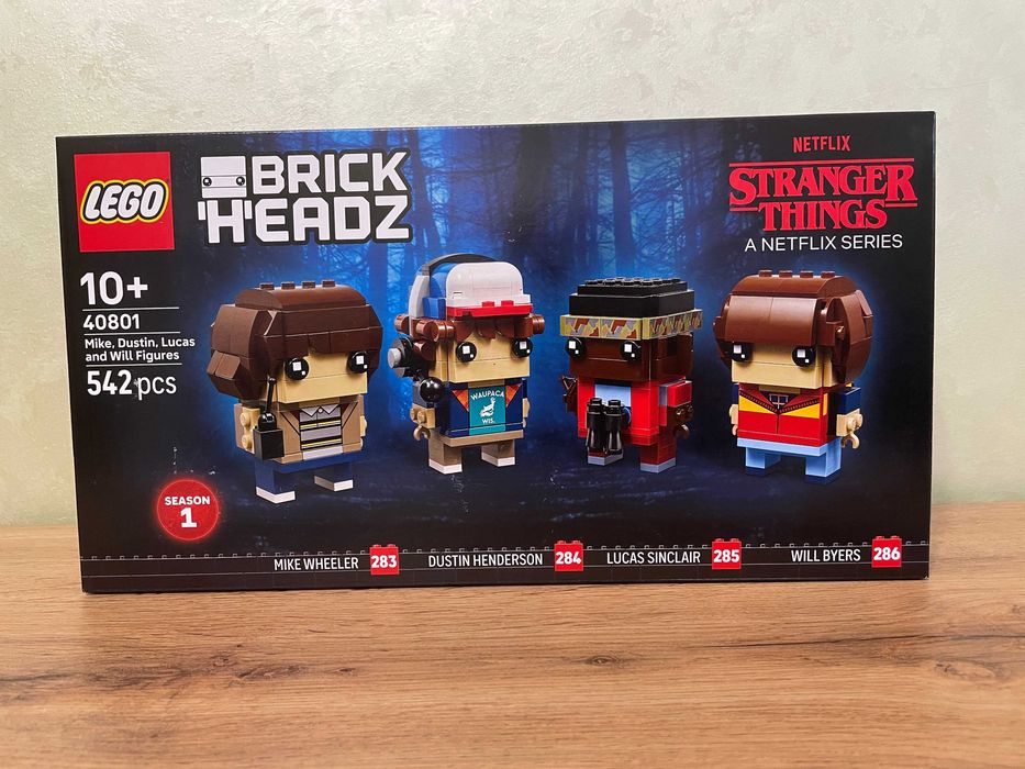 LEGO BrickHeadz Stranger Things 40801 — Майк, Дастин, Лукас и Уилл
