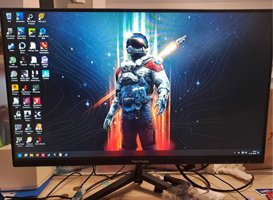 монитор ViewSonic VX2428 24" 180 Hz IPS