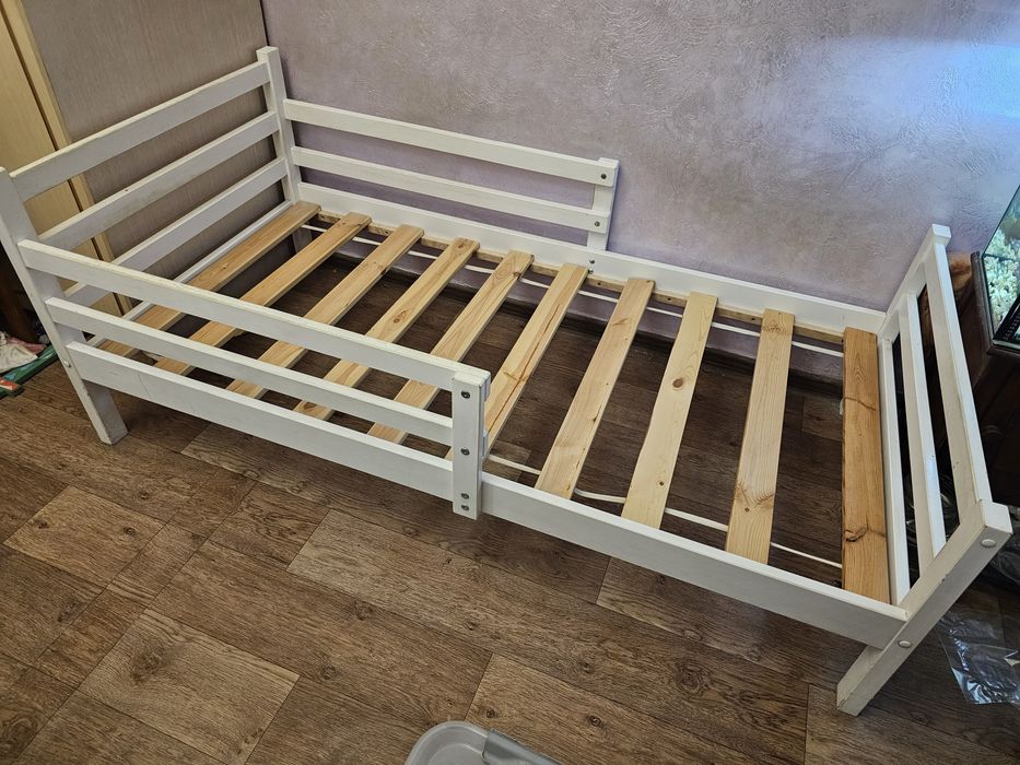 Кровать с матрасом 160х80 береза